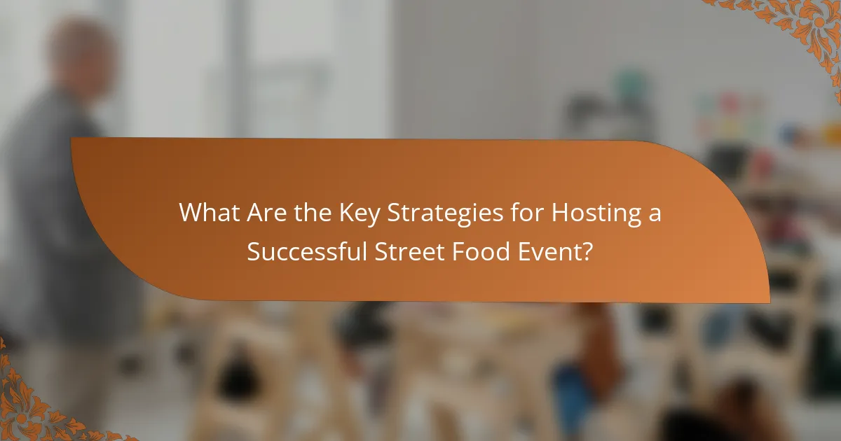 What Are the Key Strategies for Hosting a Successful Street Food Event?